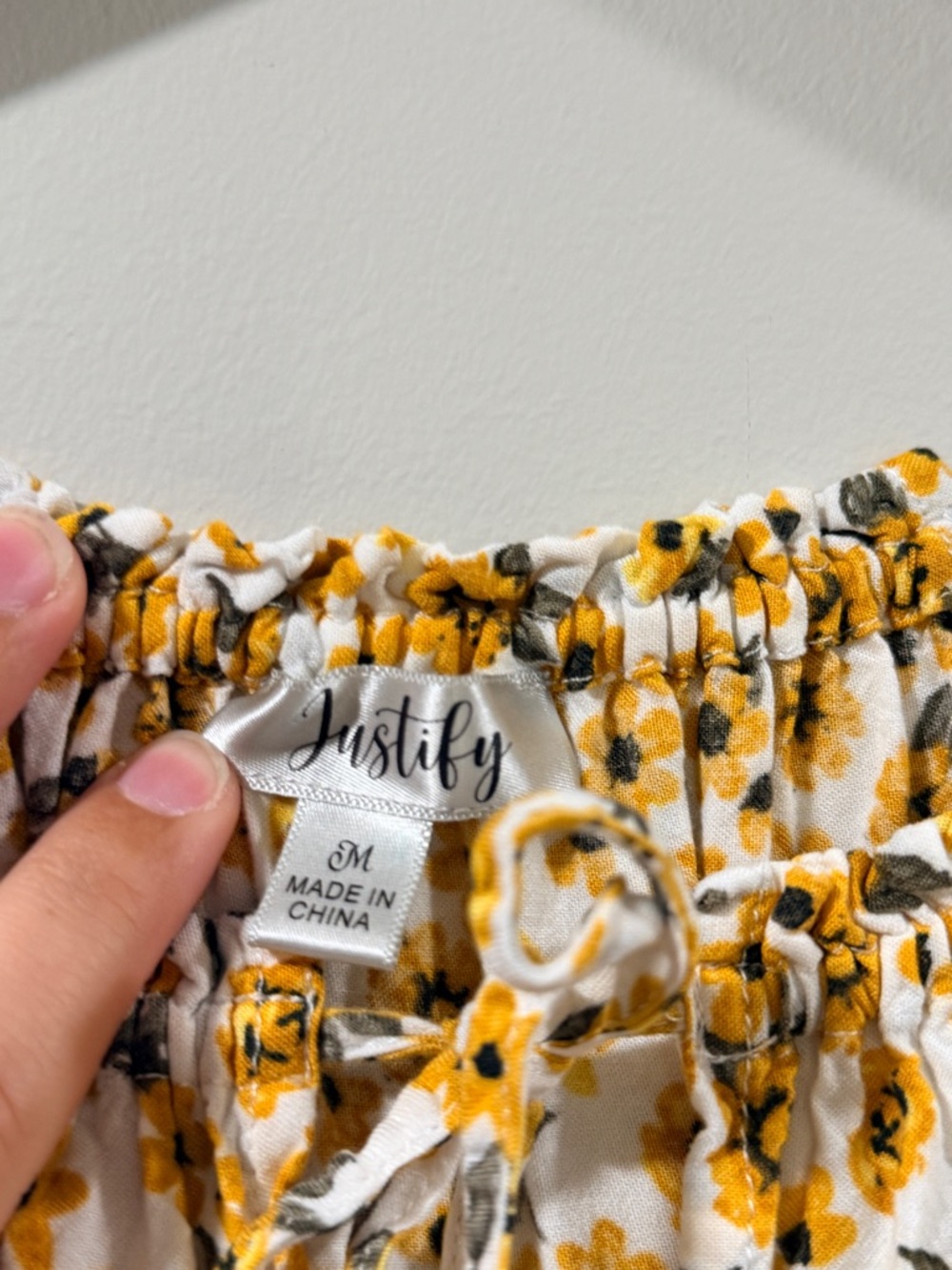 Justify Yellow Floral Tie-Neck Mini Dress - Picture 3 of 11